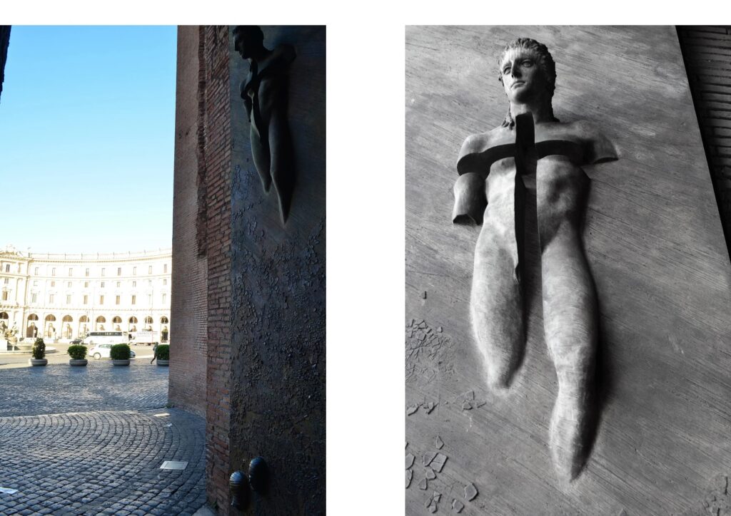 Fotografia rzeźby Igora Mitoraja